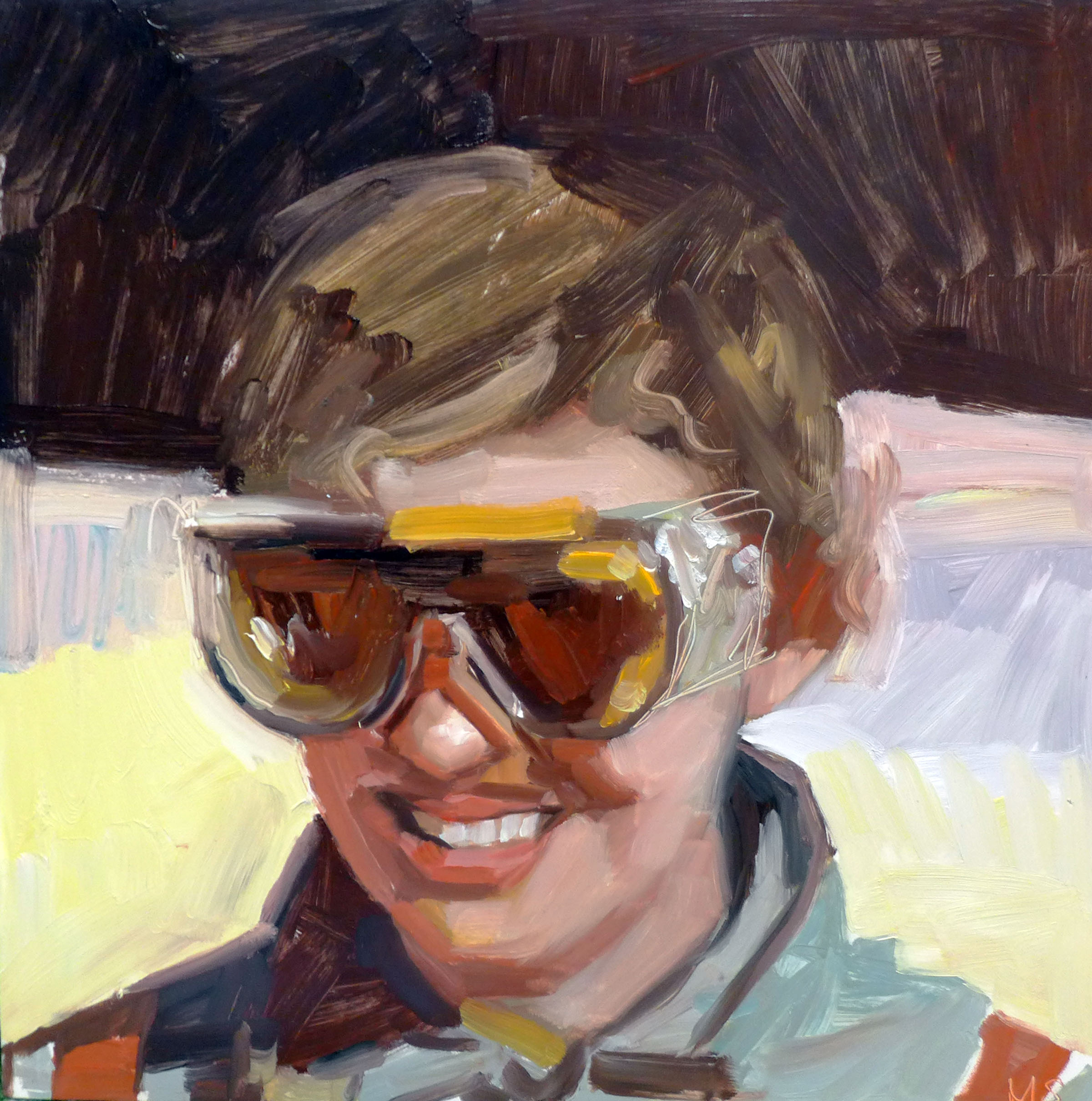 80s ski lady