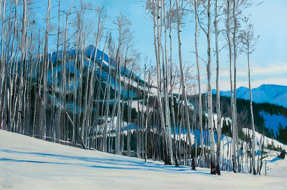 NR13-69 Mt. Crested Butte from Painterboy 20x30 O-C $3400 F WEB