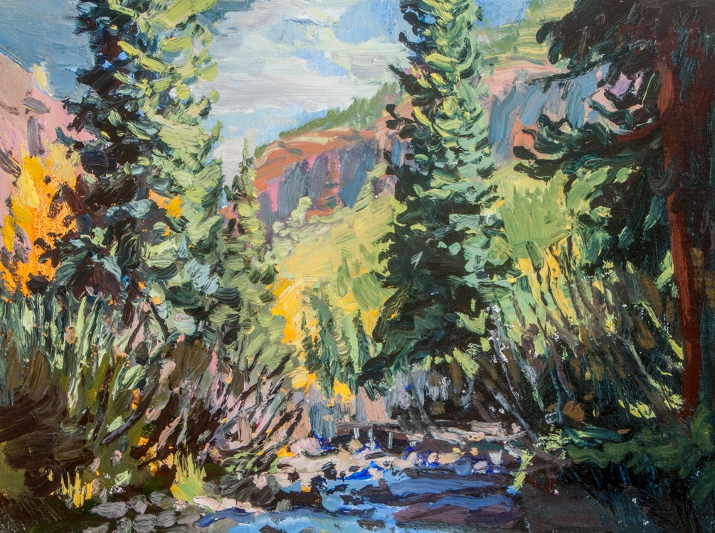 NR15-30 First Signs of Fall 9x12 oil $750F