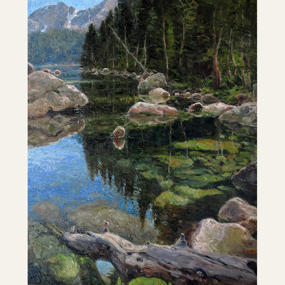 Kotary_Crystal Clear - 30x24 Oil Canvas Panel, $2600 (frame $150)