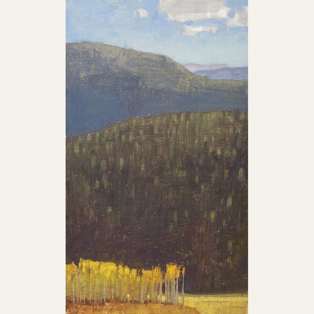 Autumn in the Valley, 12x7 inches, oil on linen panel WEB