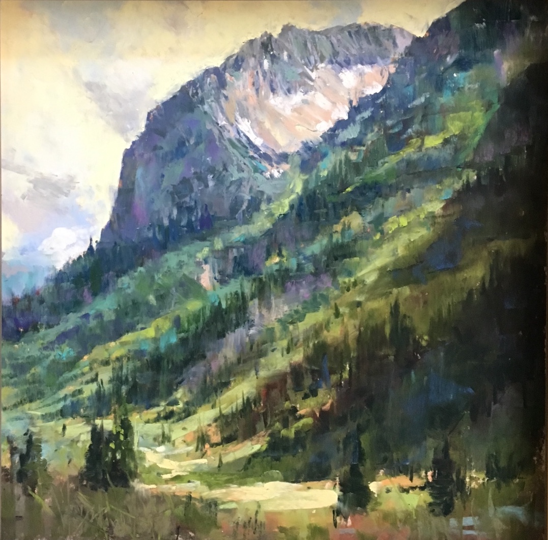 CT17-12 Crested Butte, CO Afternoon 10x10 Pastel F