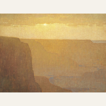DG18-13 Setting Sun Over the Grand Canyon 18x24 oil 4700 F WEB