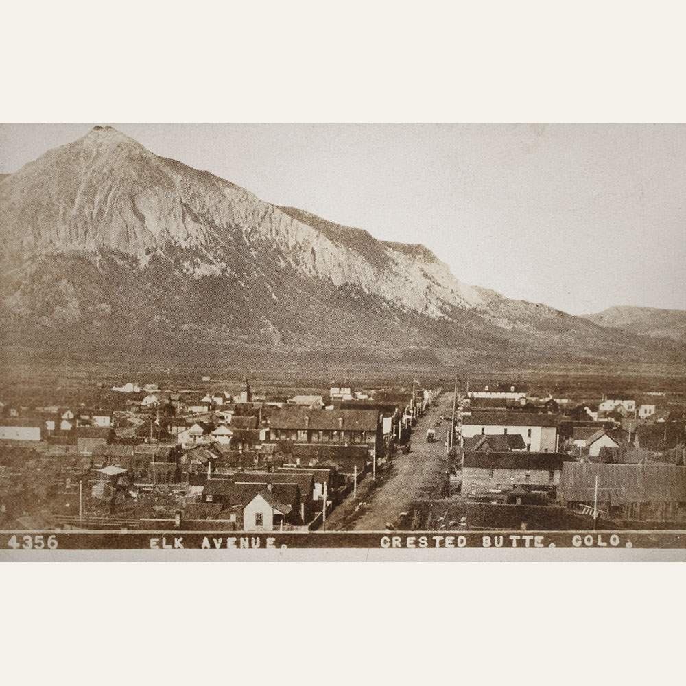 006-g black and White Colorado Supply Co Denver 1909 postcard