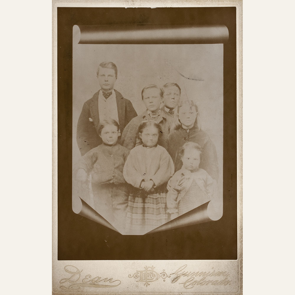 010-a FRANK DEAN Unknown Family circa 1880