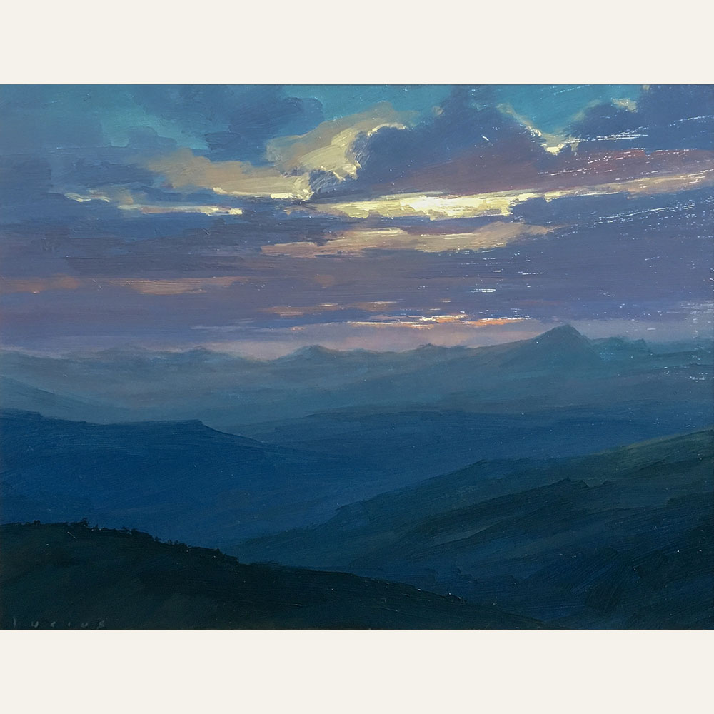 LW19-03 Sunset from Italian Mountain 8x10 oil 650 F WEB
