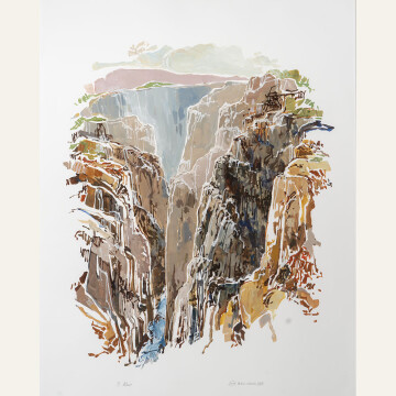 DA21-21 Black Canyon of the Gunnison XXVI (on paper) 28.5x23 acrylic 2200 F WEB