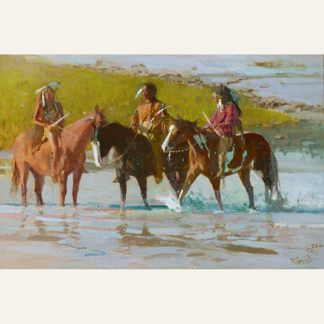 BC21-16 Rendezvous at White Owl 16x24 oil 3800 F WEB