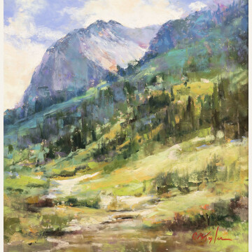 CT22-06 Summer in Crested Butte 10x10 pastel 1200 F WEB