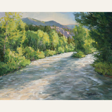 TD22-05 Afternoon on the San Miguel River 12x16 1500 oil WEB