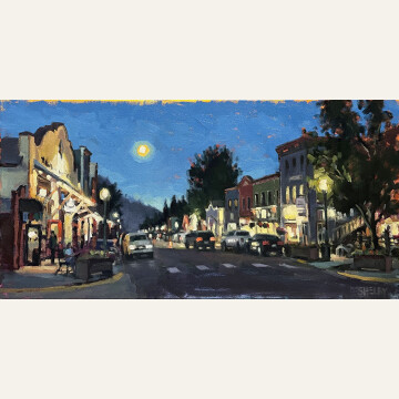 SK22-08 Nightlife in Crested Butte 12x24 oil 2200 F WEB