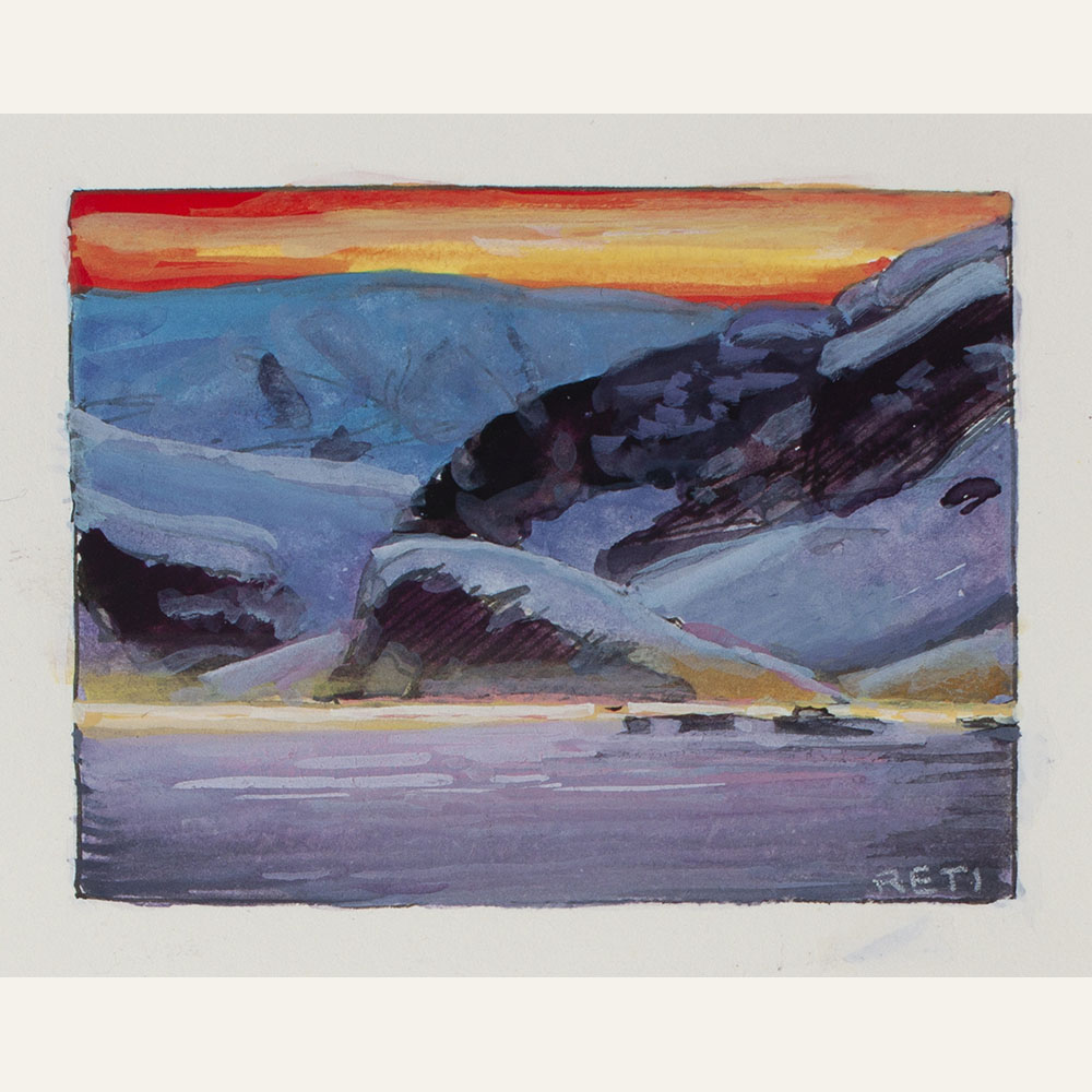 NRG22-22 Antarctic Sunset gouache 750 WEB