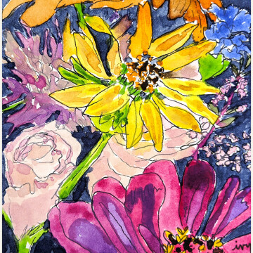 IK22-12 Field Bouquet 4x4 watercolor 350 F WEB