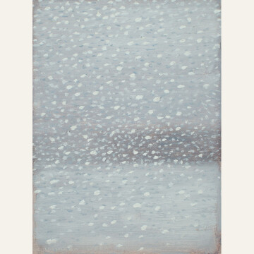 DG22-07 Thickly Falling Snow, 8x6 inches, oil on panel 1250 F WEB