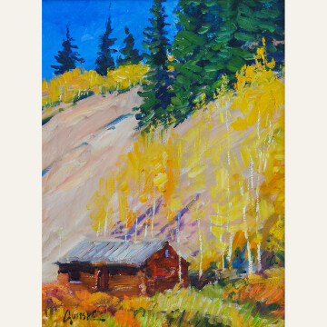 WG23-02 Pitkin in Late September 16x12 oil 5,000 F