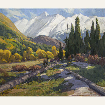 PST23-02 Early Snow Springs 20x24 oil 4500F