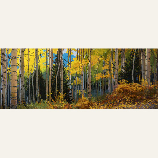NR24-01 A Walk in the Woods 38x98 oil 37,500 F
