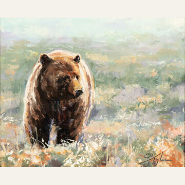 CT24-07 Grizzly meadow 8x10 pastel 1100 F WEB SOLD